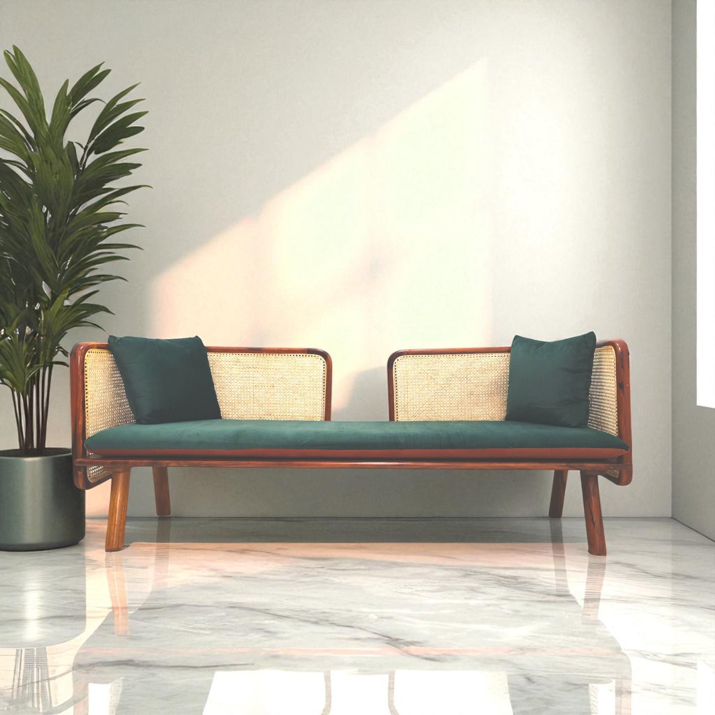 Three Seater Rattan sofa