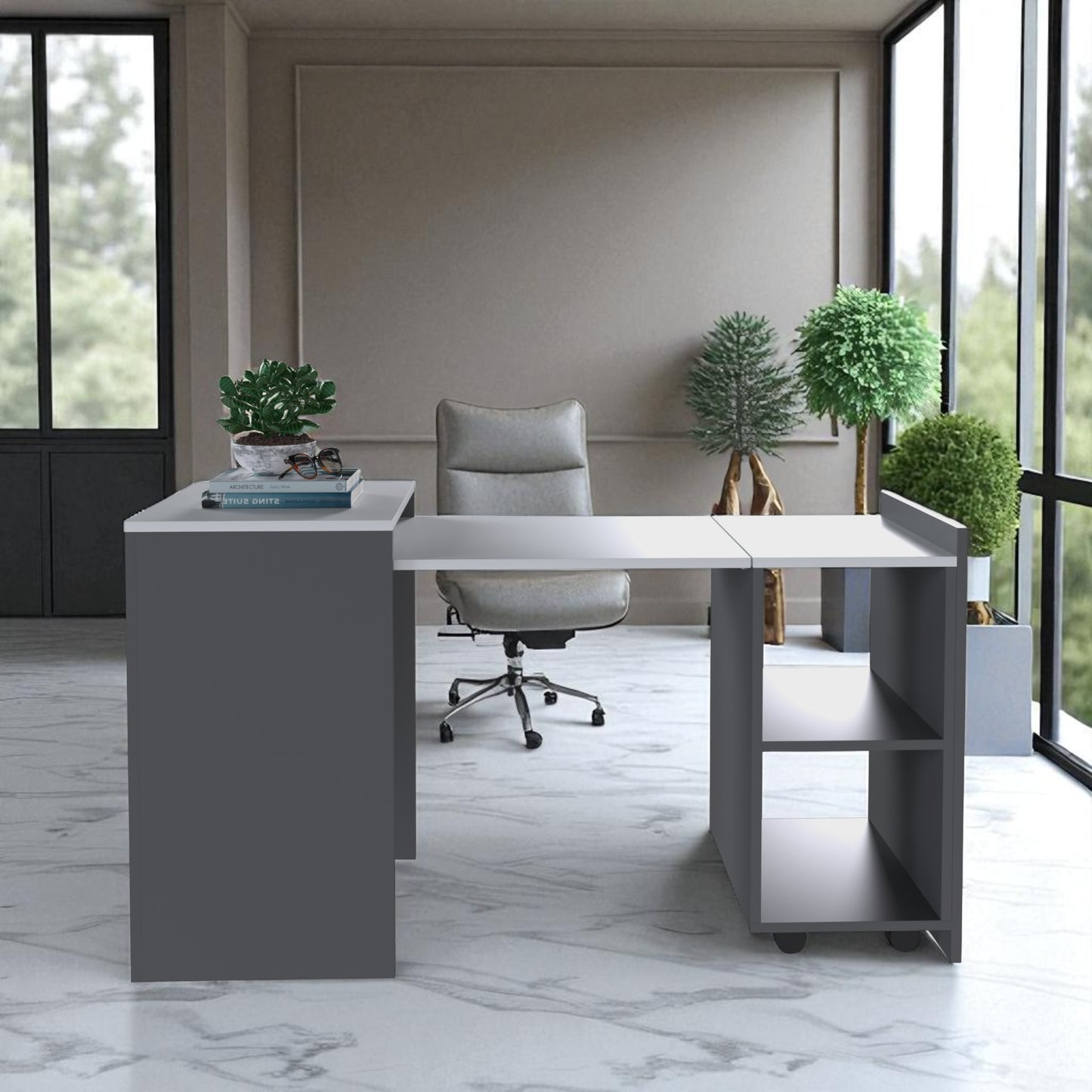 Flexi Desk Dark Grey