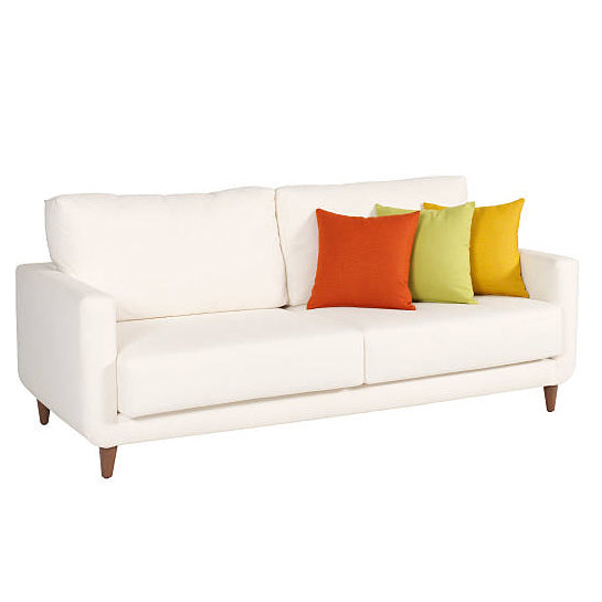 Two Seater White Sofa