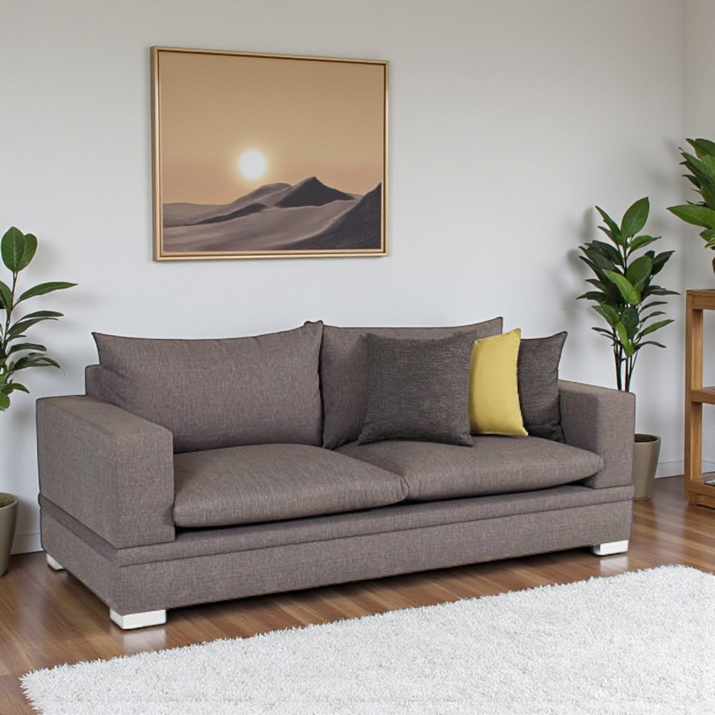 Two Seater Grey Sofa