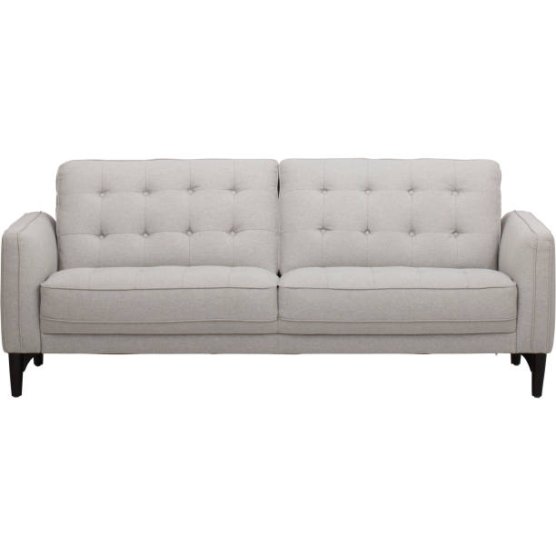 Two Seater Neutral Grey Sofa