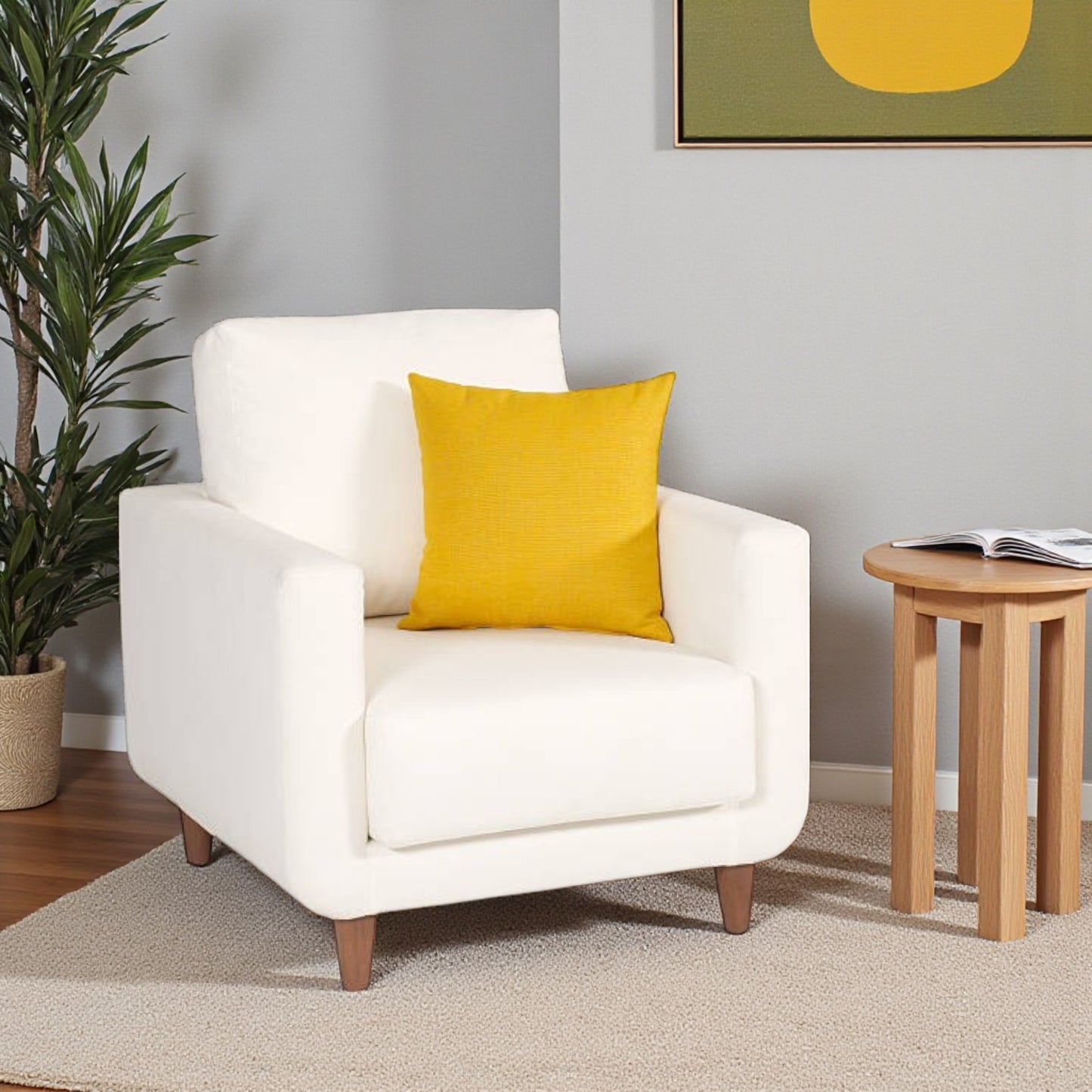 White Armchair