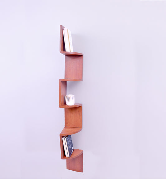 Book Bend - Zigzag Wall Shelf