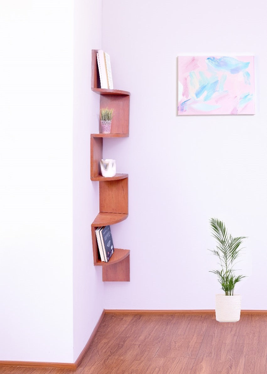 Book Bend - Zigzag Wall Shelf