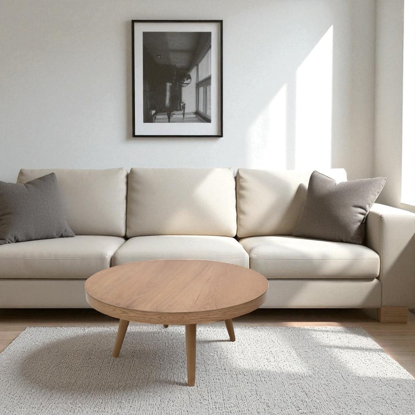 Veneer Finished Center Table
