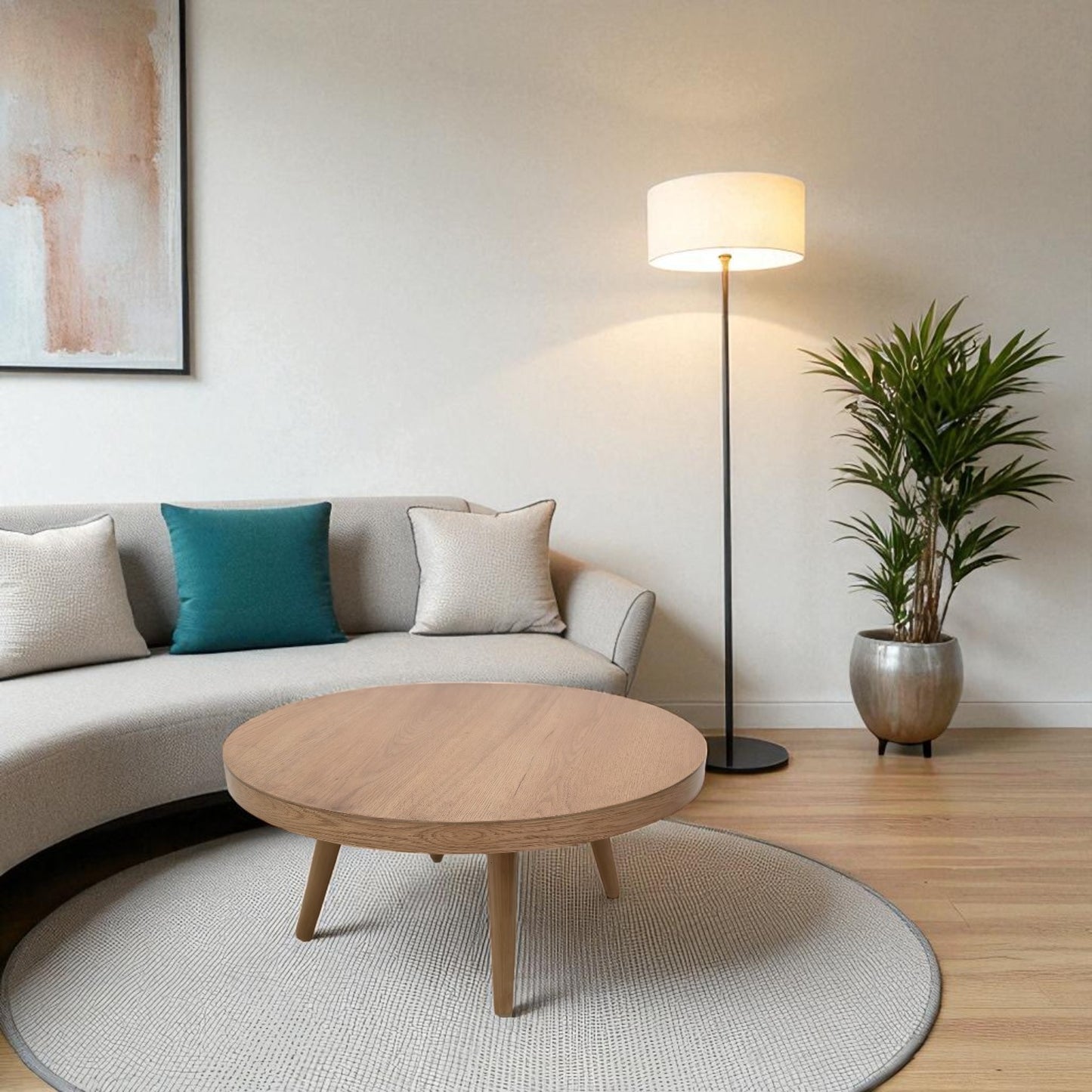 Veneer Finished Center Table