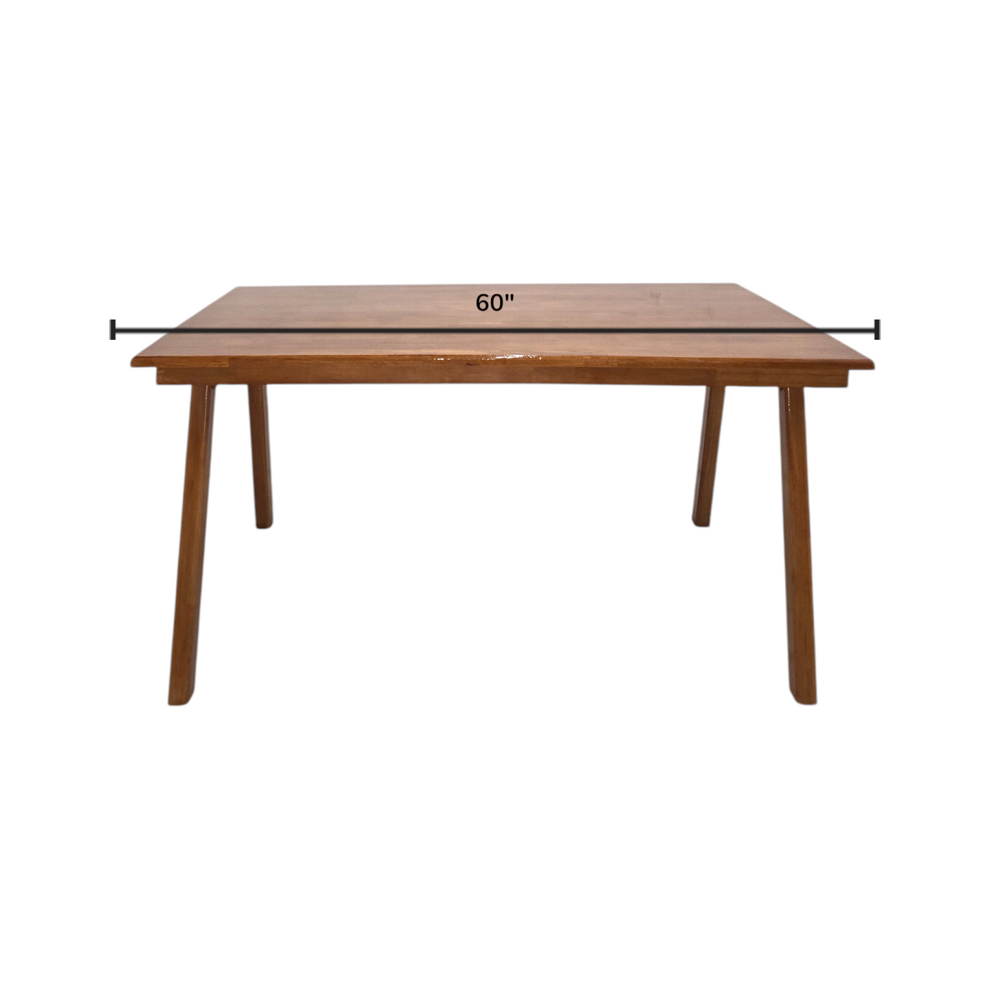 Dining table with chair and bench