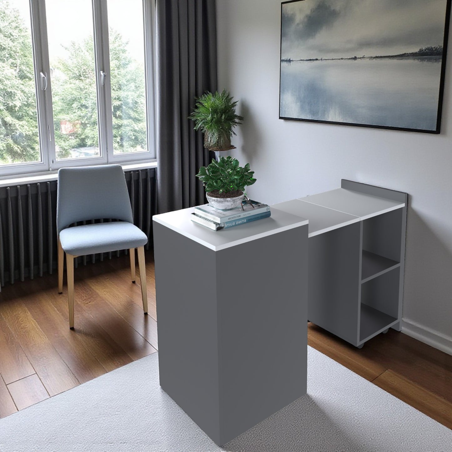 Flexi Desk Dark Grey