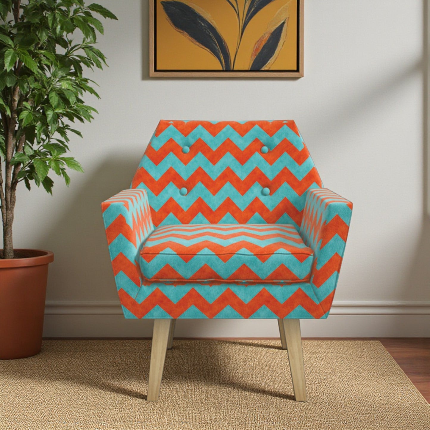 Multicolour Armchair