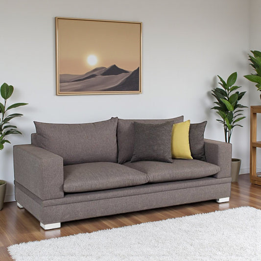 Two Seater Grey Sofa