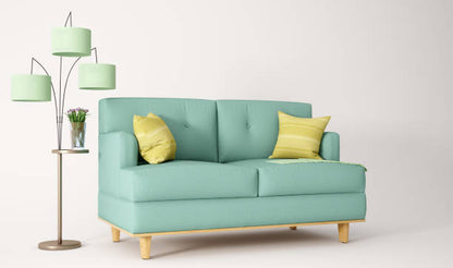 Two Seater Light Torquise Sofa