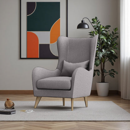 Wingback Armchair Grey