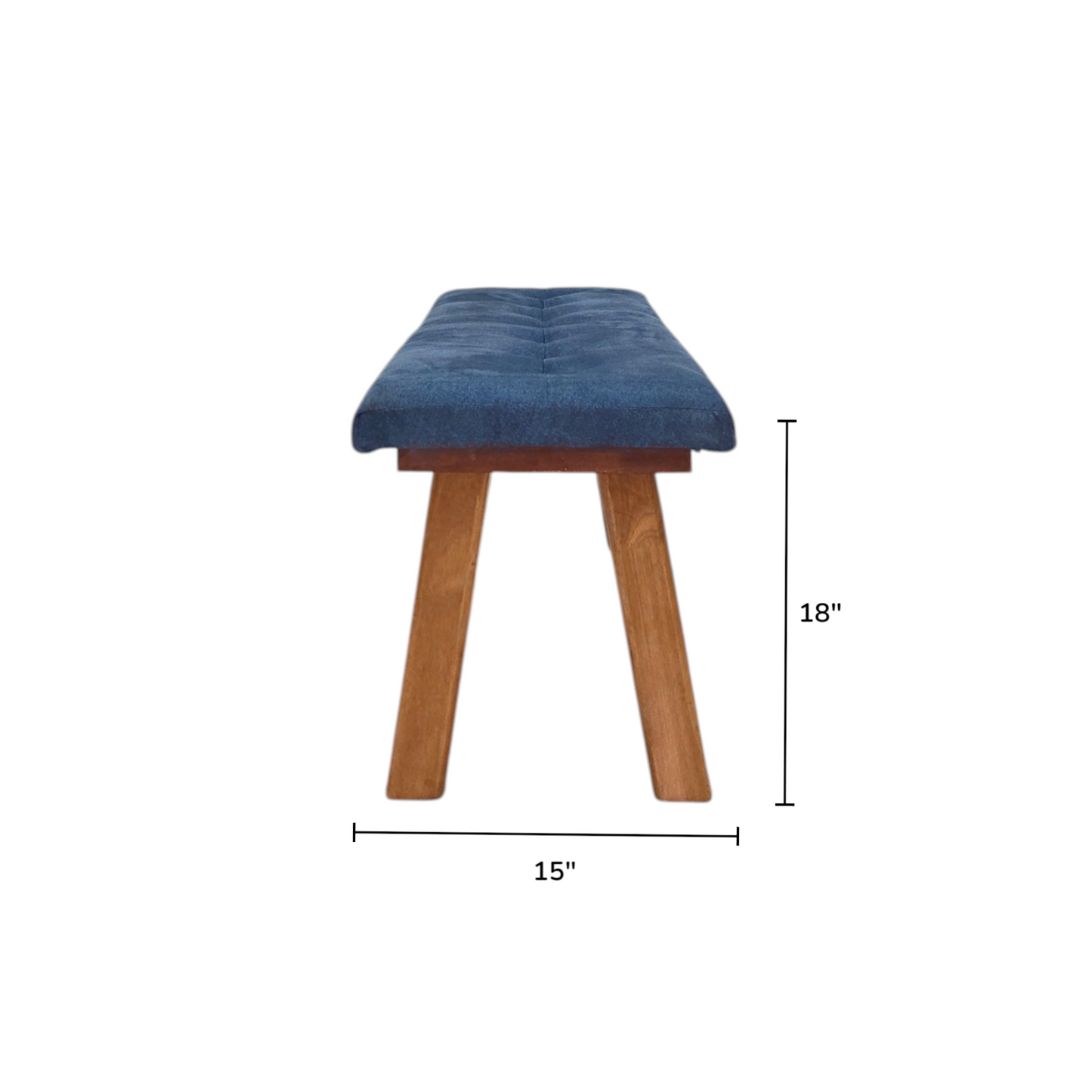 Dining table with chair and bench