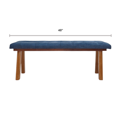 Dining table with chair and bench