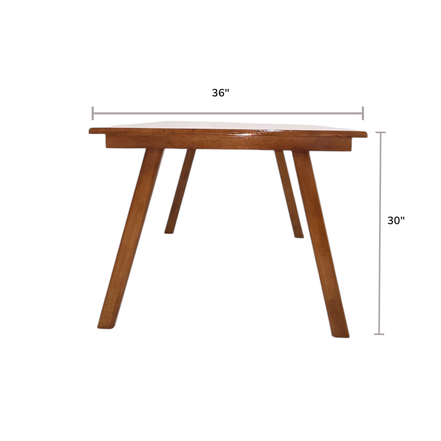Dining table with chair and bench