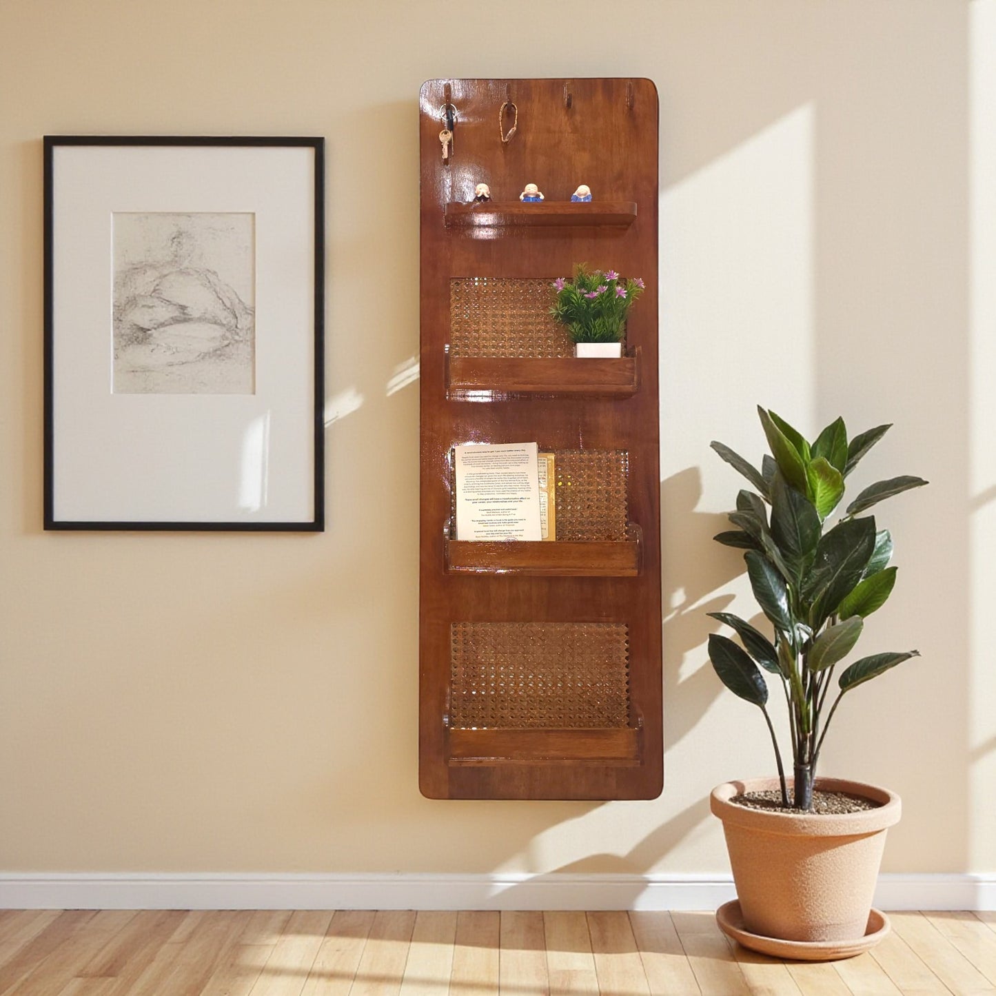 Wall Mirror Organizer