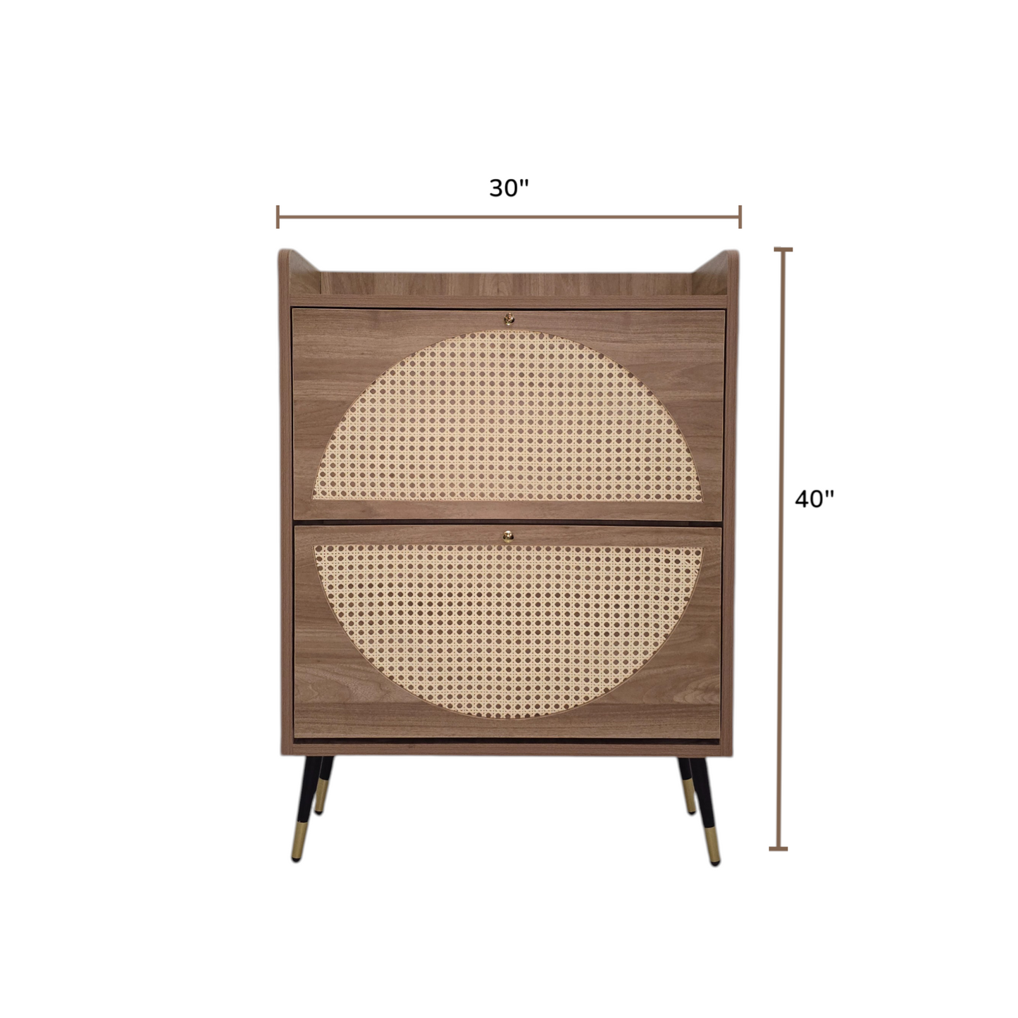 Rattan Shoe Rack